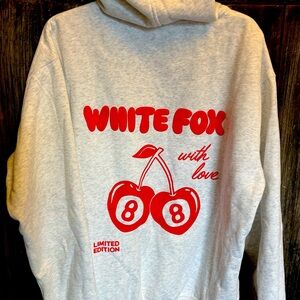 White Fox Hoodie S/M